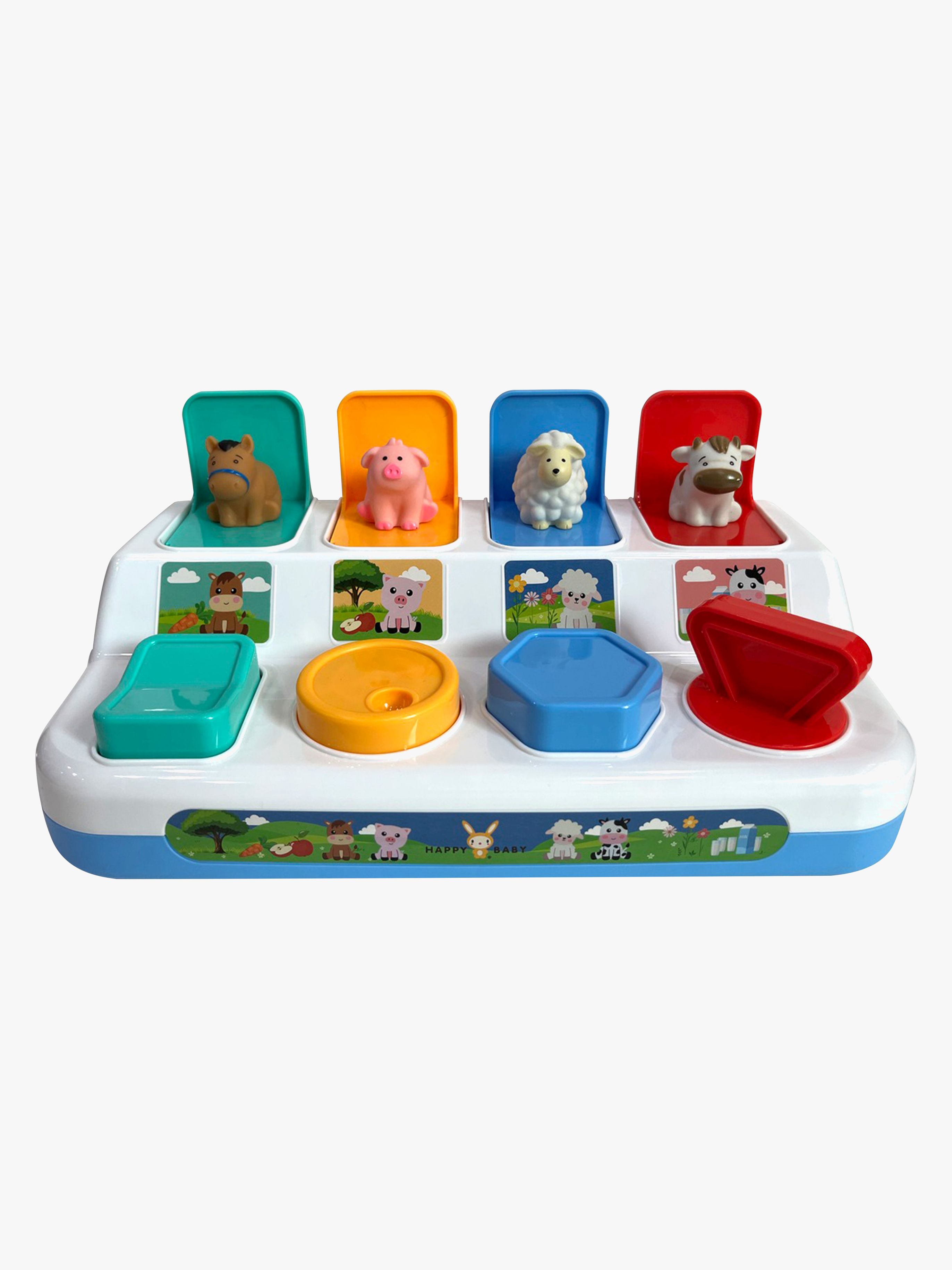 Happy Baby Pop-up-leke Bondegårdsdyr - Aktivitetsleker - Plast