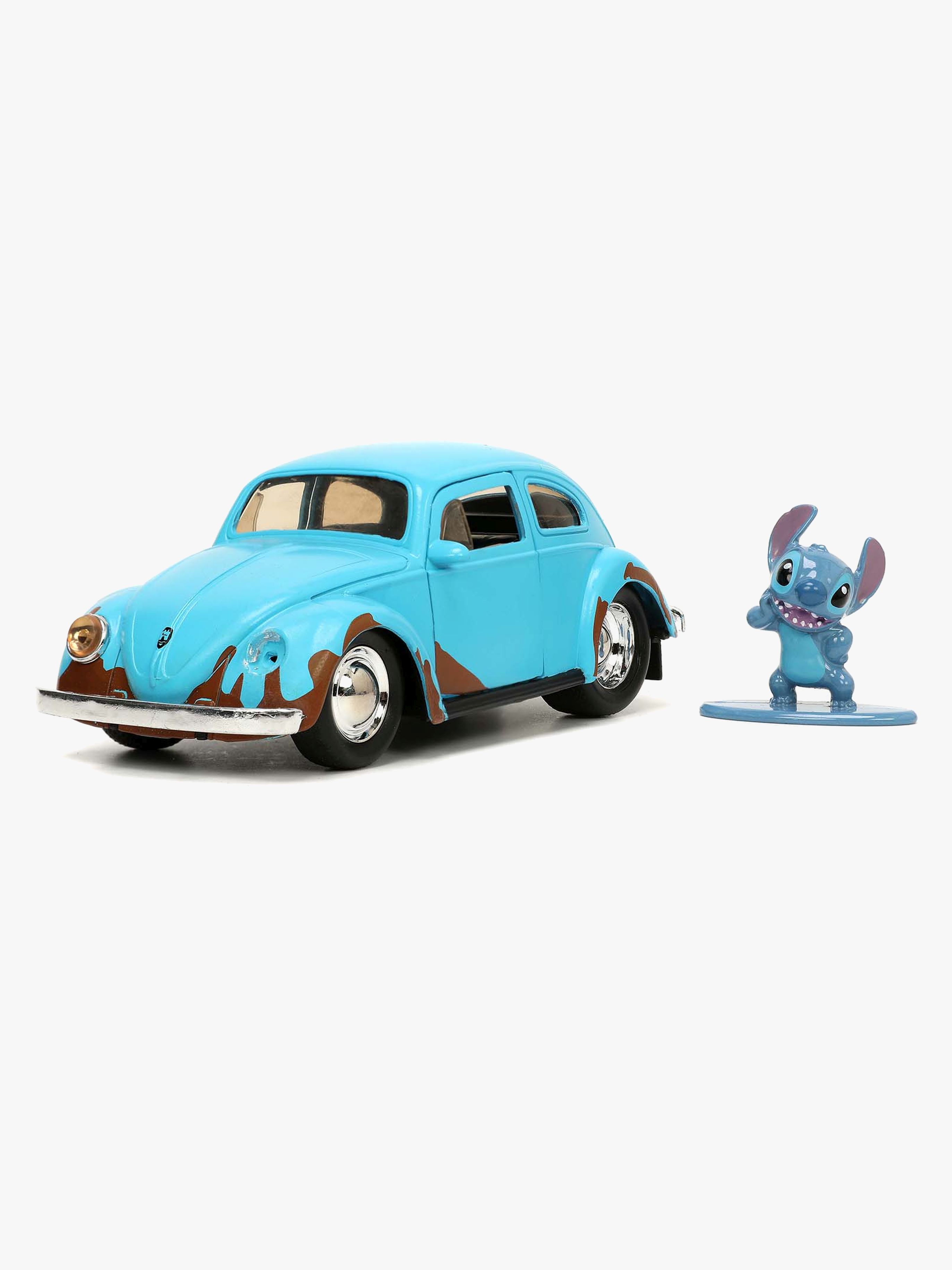 Jada Toys Disney Lilo & Stitch Bil 1959 VW Bubbla med Stitch-figur 1:24 - Samlefigurer