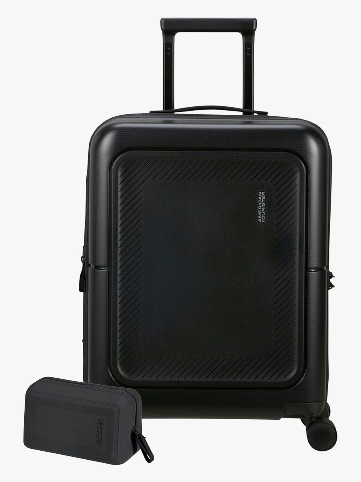 American Tourister Dashpop Koffert 41-47L & Toalettmappe POP, True Black