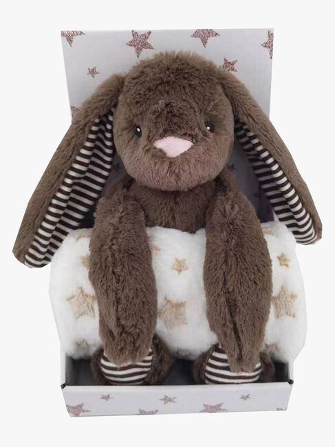 CarloBaby Fleeceteppe Beige Stjerne & Kanin