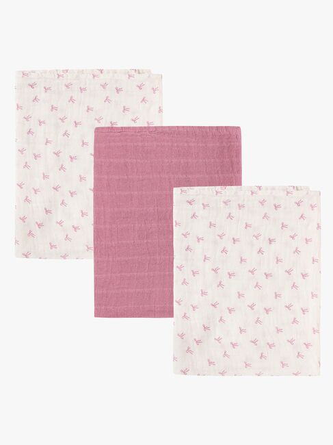 Pippi Musselinteppe 3-Pakk, Mauve Orchid