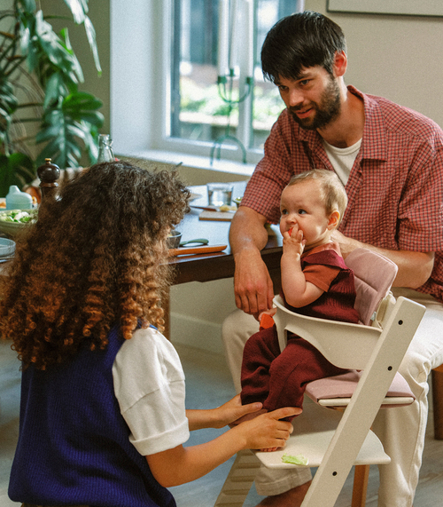 Stokke Tripp Trapp Matstol Bundle inkl. Brikke, Vanilla White