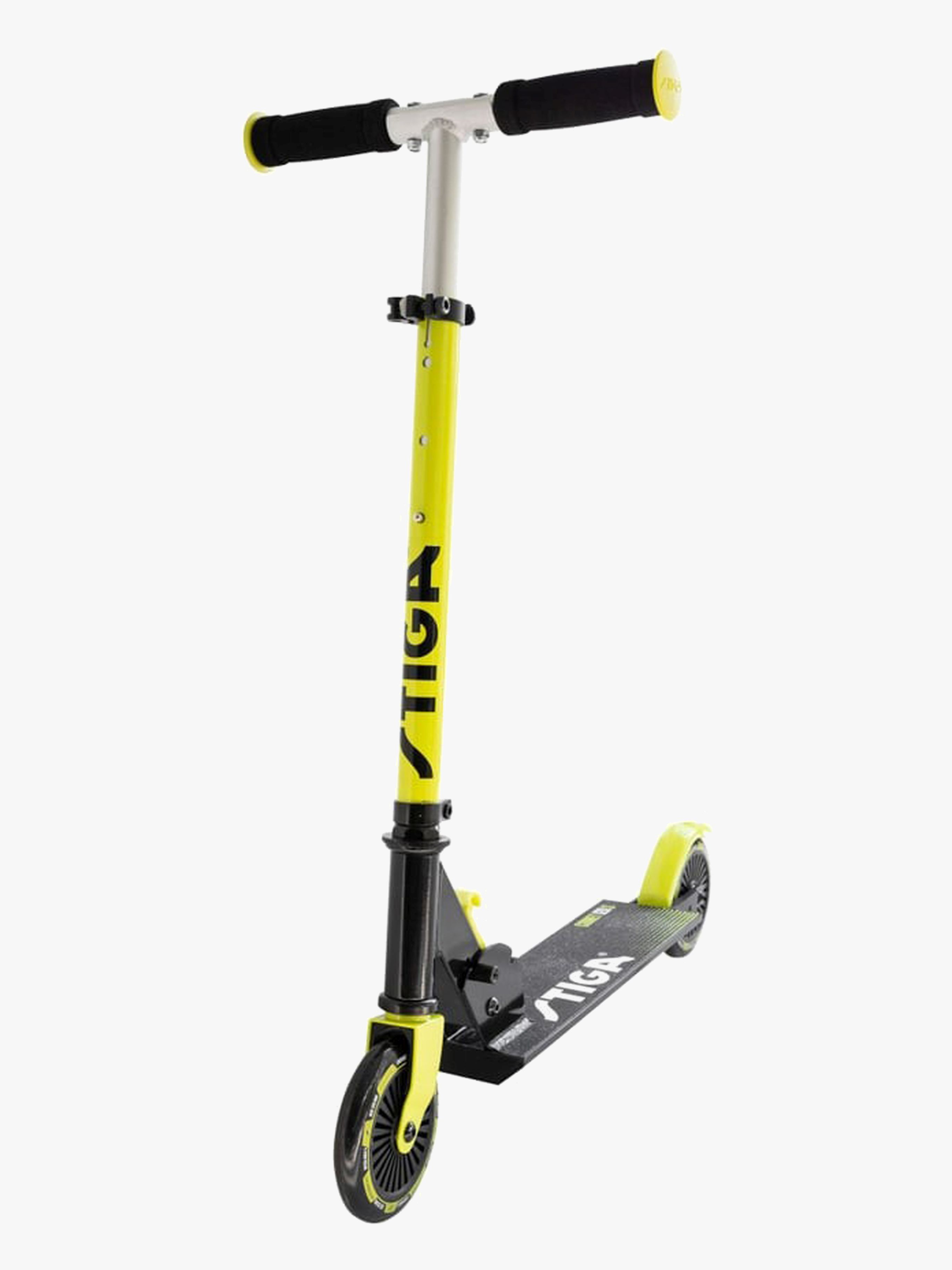 STIGA Kick Sparkesykkel Comet 120-S, Svart/Gul - Sparkesykler & Kickbikes - Stål,PU