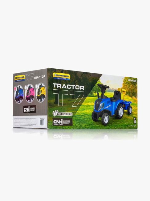 Milly Mally Gåbil New Holland T7 Traktor, Blå