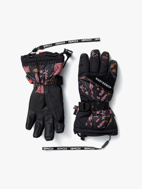 Nordbjørn Explore Jr Hansker, Dark Floral