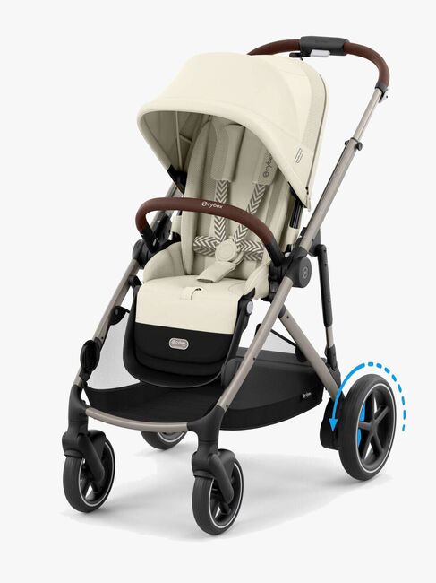 Cybex e-GAZELLE S Sportsvogn, Seashelle Beige/Taupe