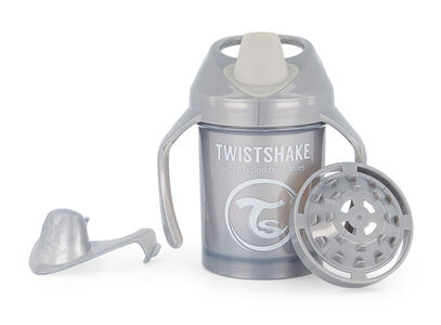 Twistshake Mini Cup Babykopp 230ml, Pearl Grey