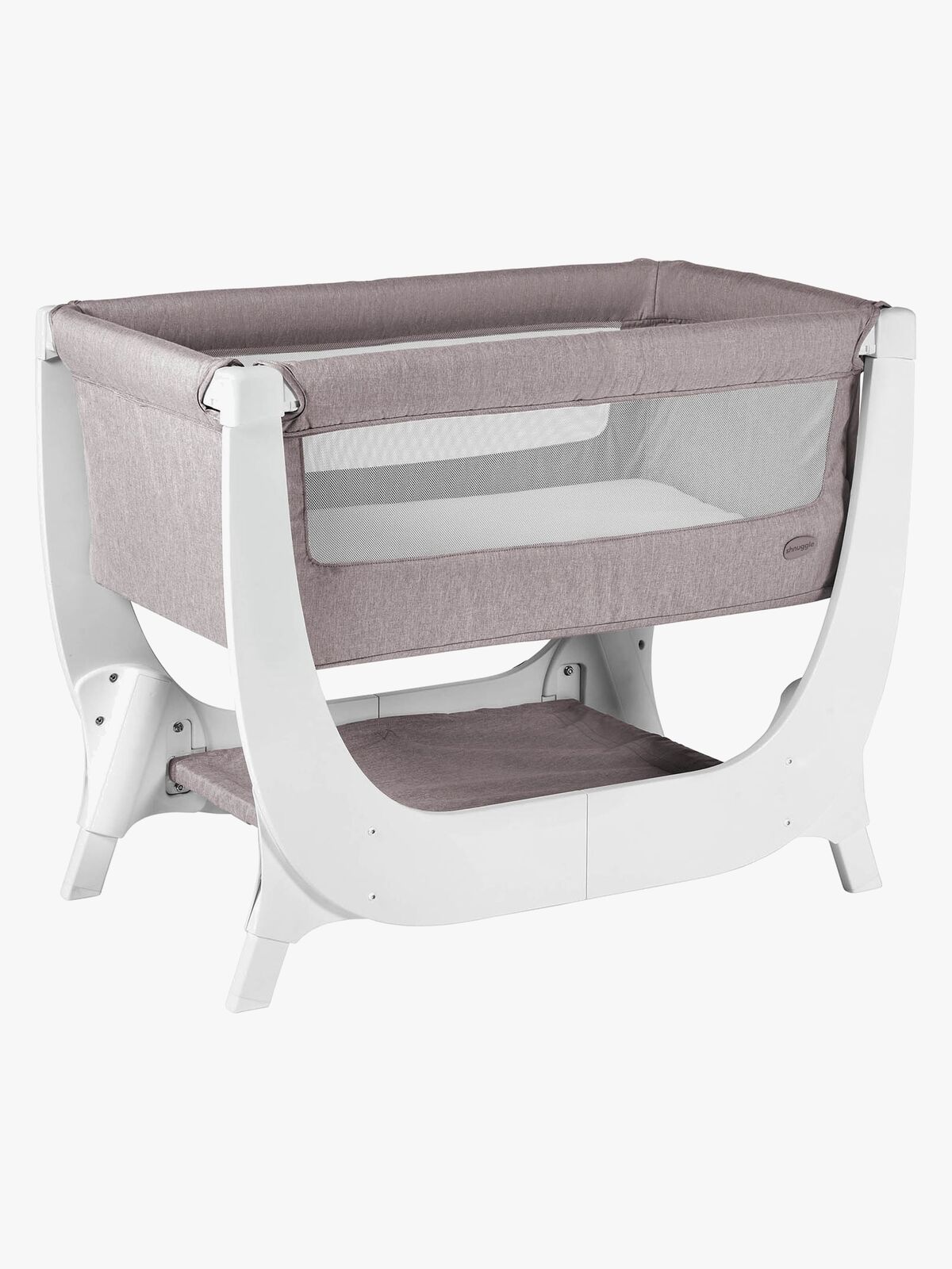 Shnuggle Air Bedside Crib, Stone Grey