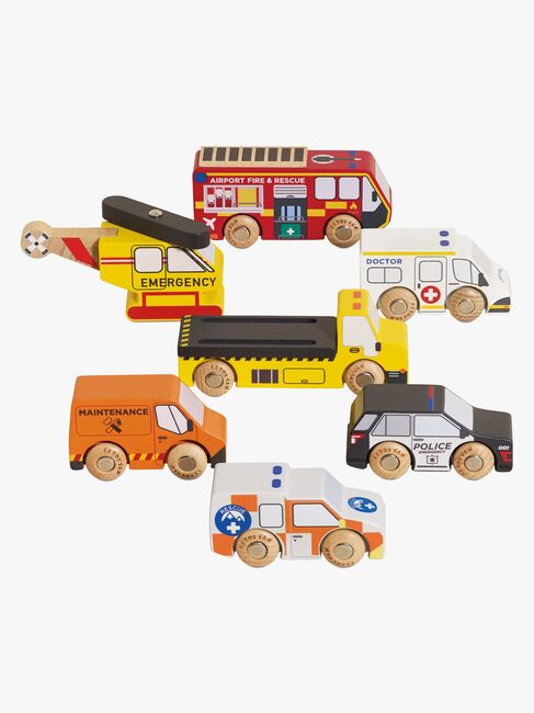 Le Toy Van Redningshelikopter & Redningsbiler