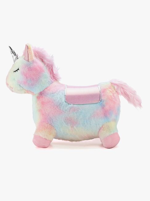 Cloudberry Castle Hoppedyr Enhjørning med Plysjtrekk
