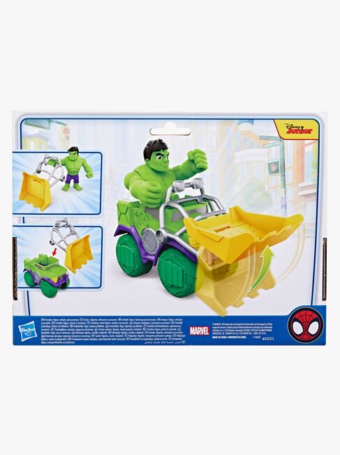 Spidey And His Amazing Friends Figur med Kjøretøy Hulk Truck