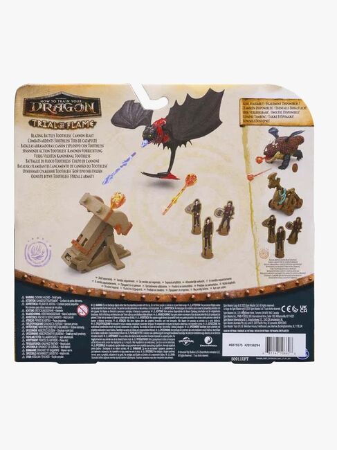 Dragetreneren Battle Cannon Med Toothless Lekesett