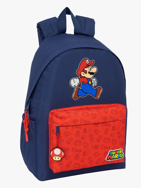 Super Mario Ryggsekk 17L, Trick Blå/Rød