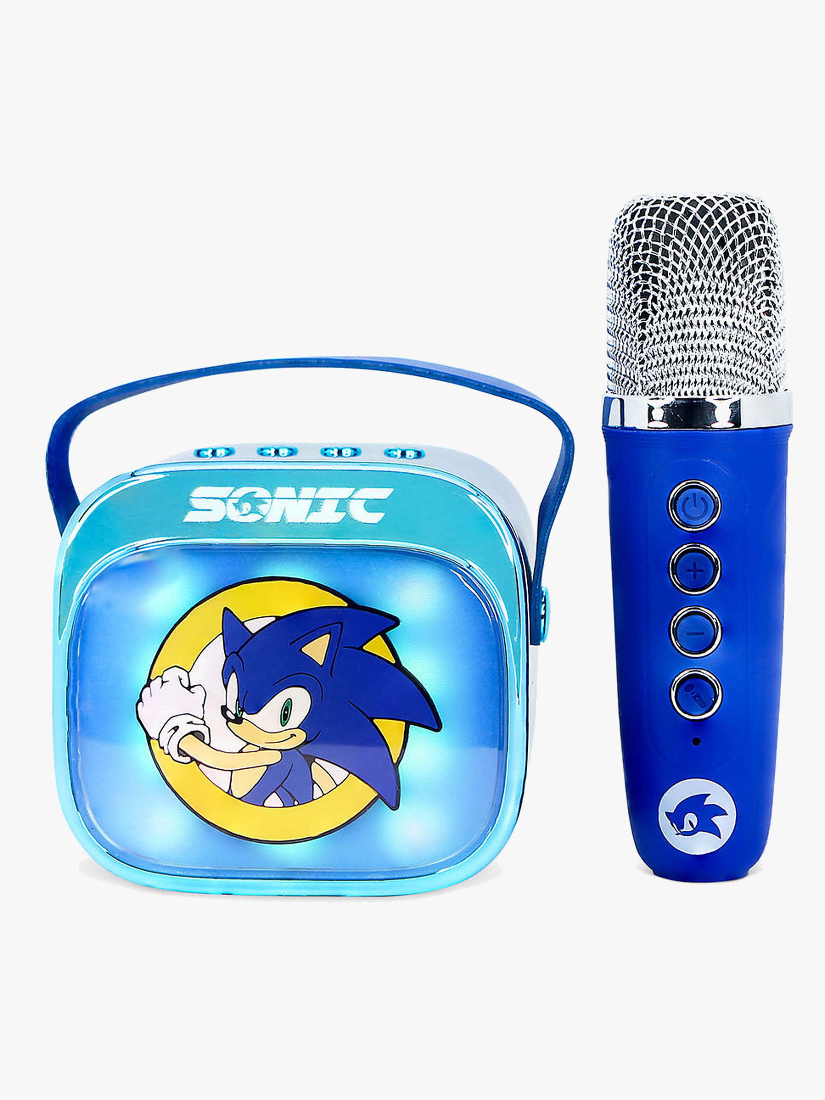 Sonic Popsing Karaokesett med LED-lys - Karaoke