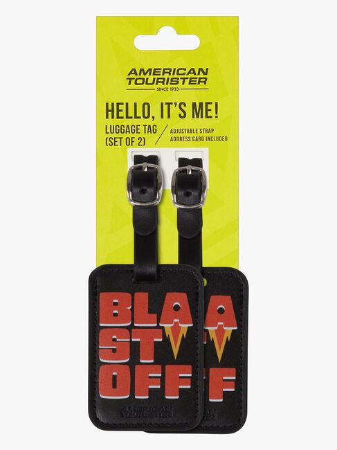 American Tourister Graphic Tags Bagasjemerke 2-Pakk, Blast Off
