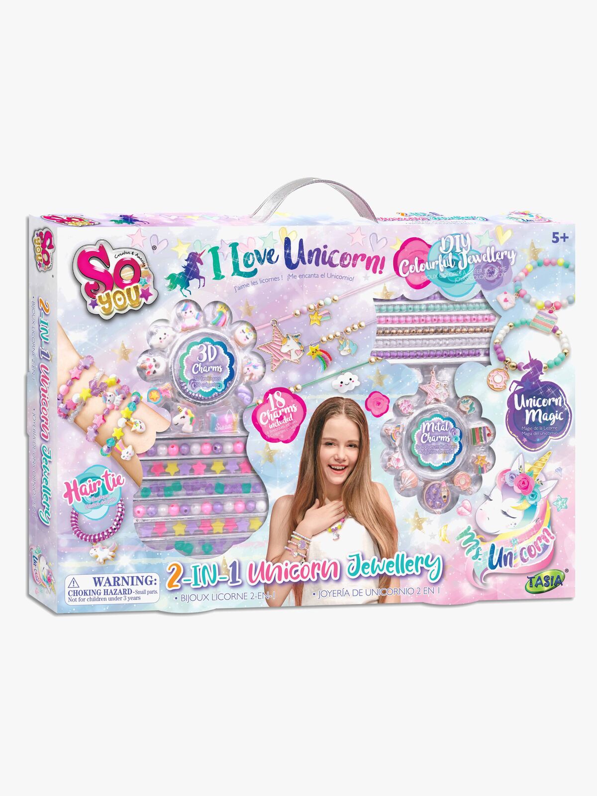 So Beads Perlesett DIY Smykker Enhjørning