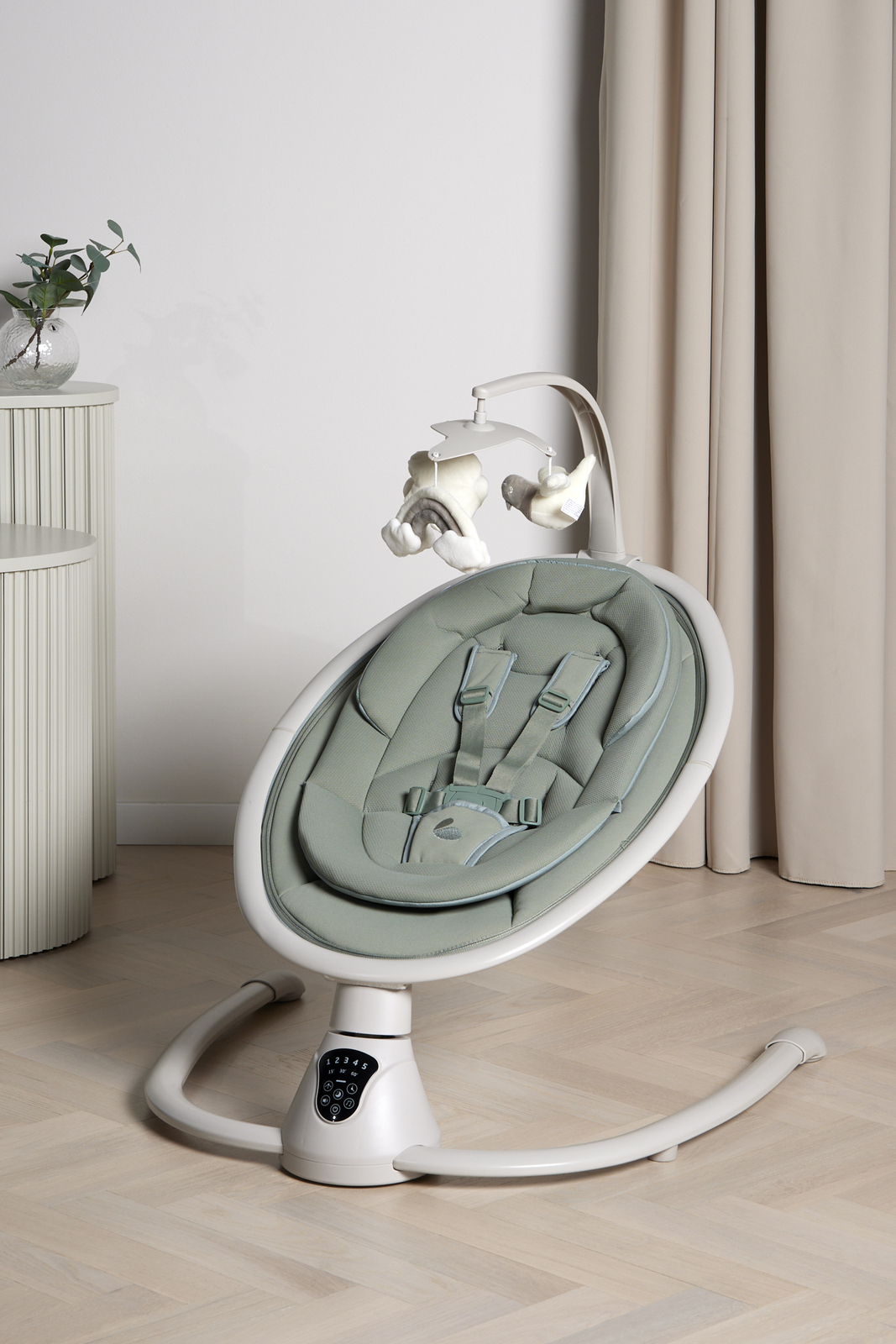 Beemoo PLAY Rocker Low 2 Vippestol, Sage/Sand