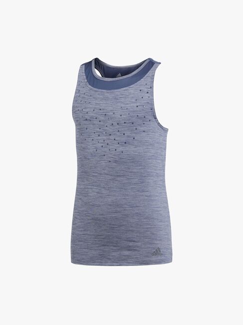 Adidas Girls Dotty Tank Treningssinglet, Nobel Indigo