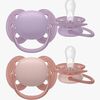 Philips Avent Ultra Soft-smokk 6-18 m, 2-pakning, lilla/rosa