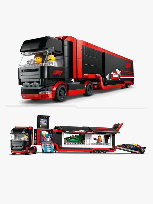 LEGO City 60445 F1-trailer med F1 RB20 og AMR24