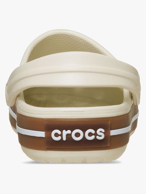 Crocs Crocband Gum Tøfler, Summit White