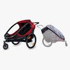 Hamax Outback Sykkelvogn inkl. Regntrekk, Red/Black