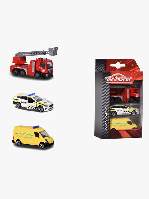 Majorette Volvo S.O.S. 3 Pieces Set