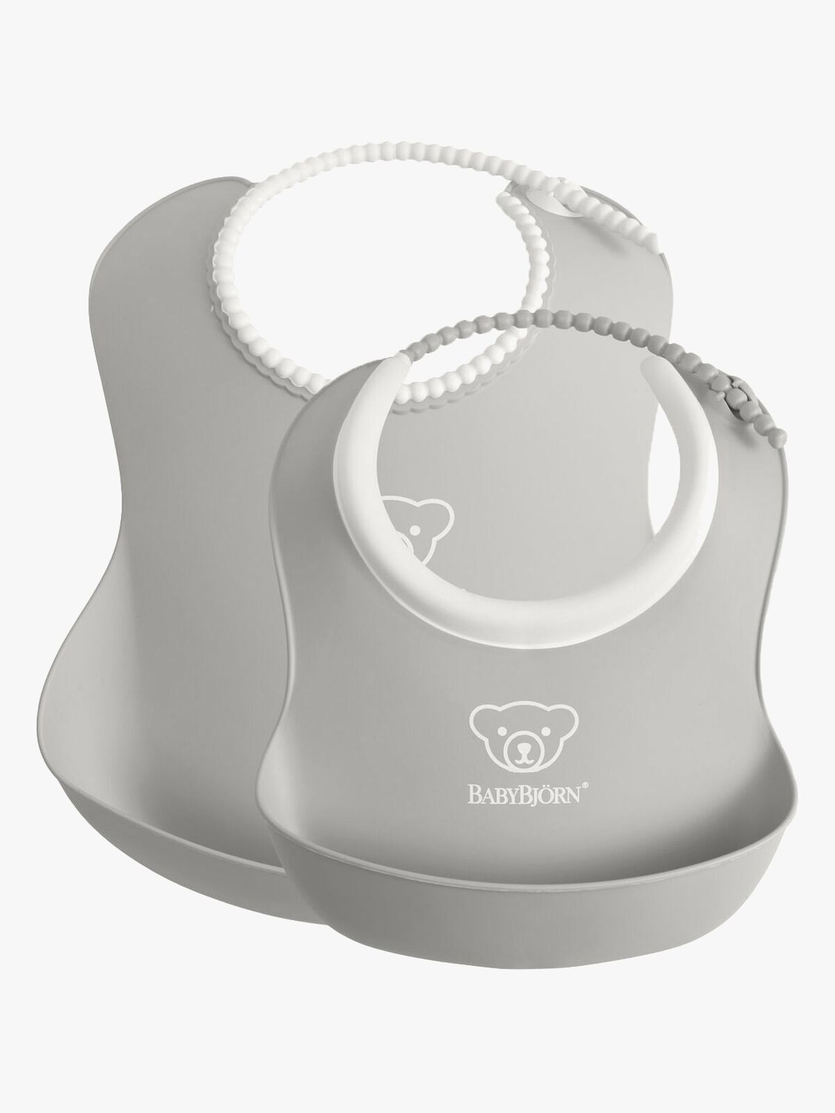 BabyBjörn Smekkesett 2-Pack, Grå