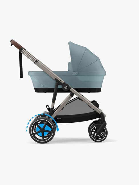 Cybex e-GAZELLE S Sportsvogn, Stormy Blue/Taupe