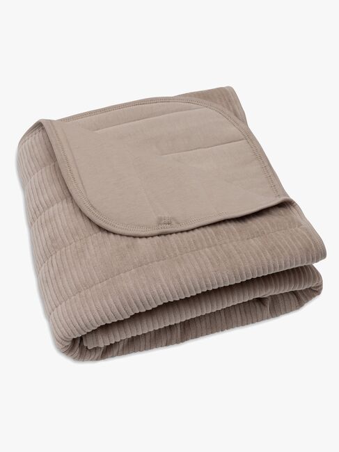 Jollein Teppe 75x100 cm Velvet Rib, Milky Coffee