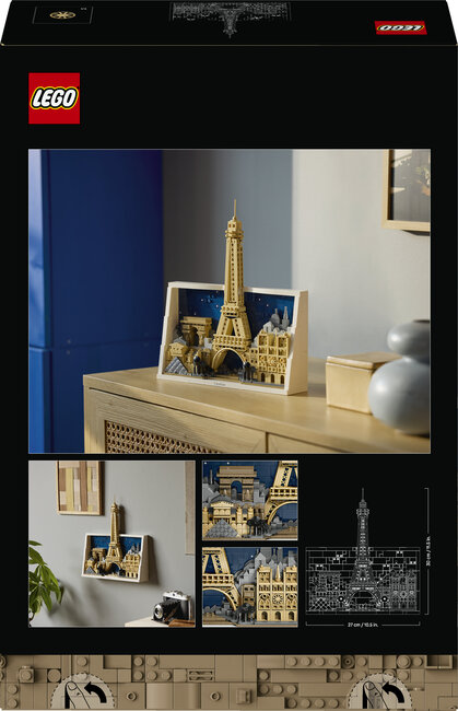 LEGO Architecture 21064 Paris – romantikkens by