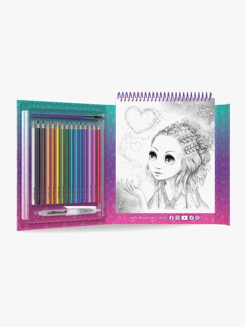 Nebulous Stars Fargeleggingssett Akvarell Estrelia