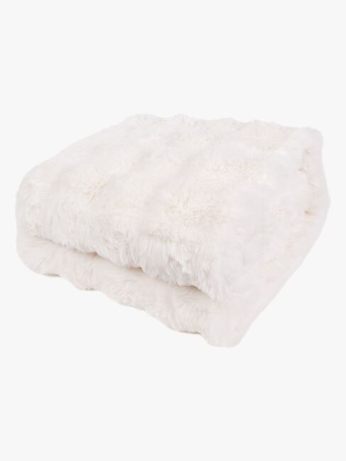 KMCarpets Bubble Pledd 130x170, Creme