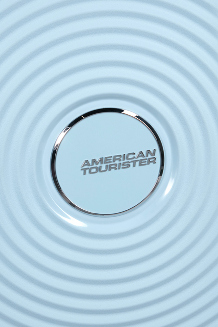 American Tourister Soundbox Spinner Trillekoffert 71,5L, Pastel Blue