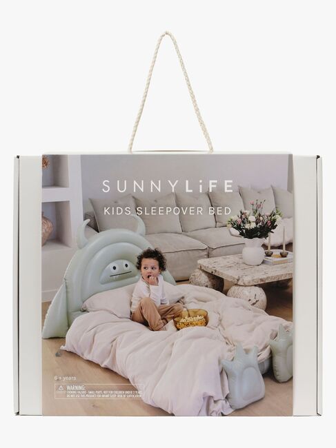 SUNNYLiFE  Oppblåsbar Barneseng, Monster Sage