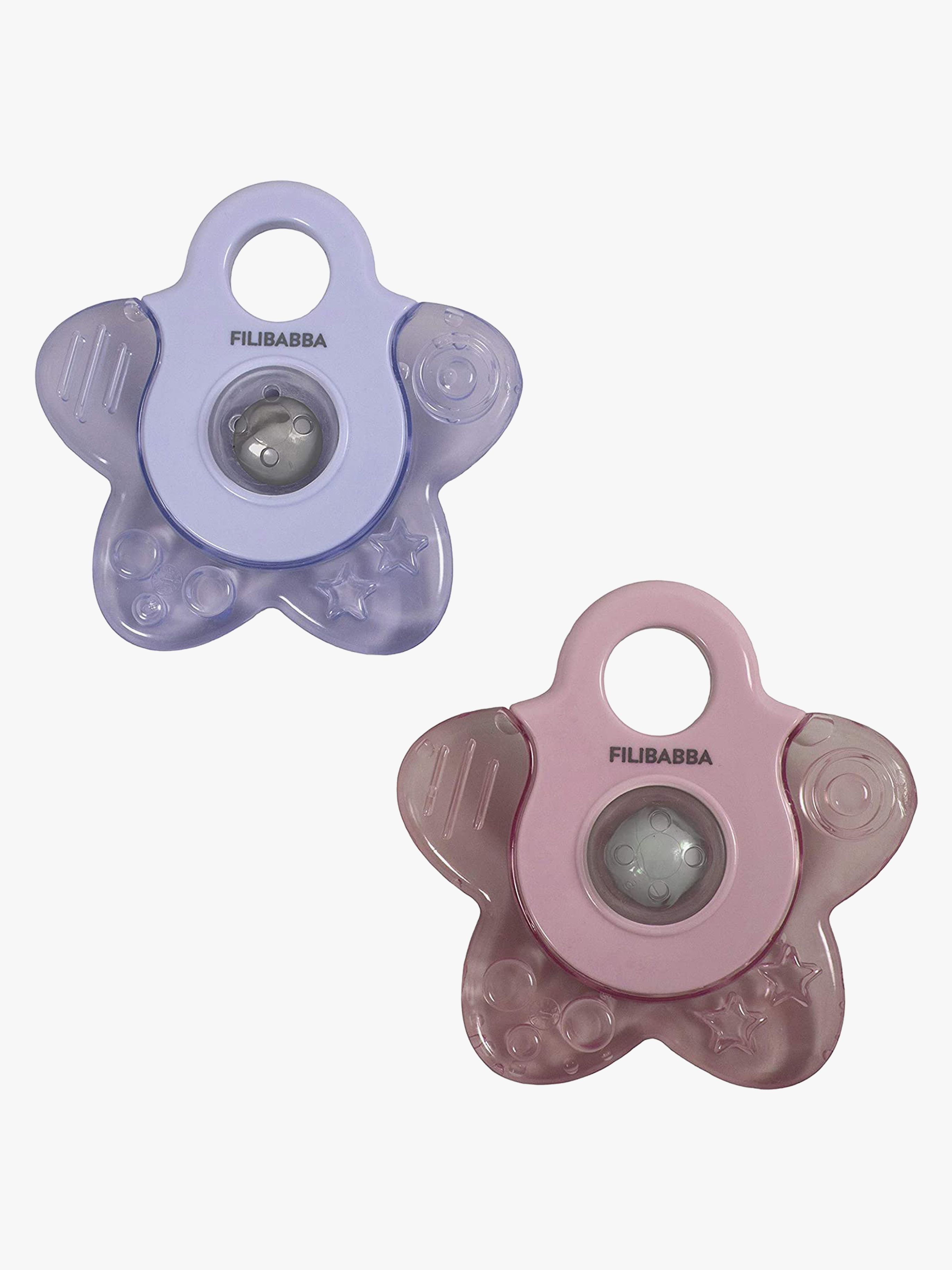 FILIBABBA Bitering Cooling Star 2-pack, Rose Mix - Biteringer