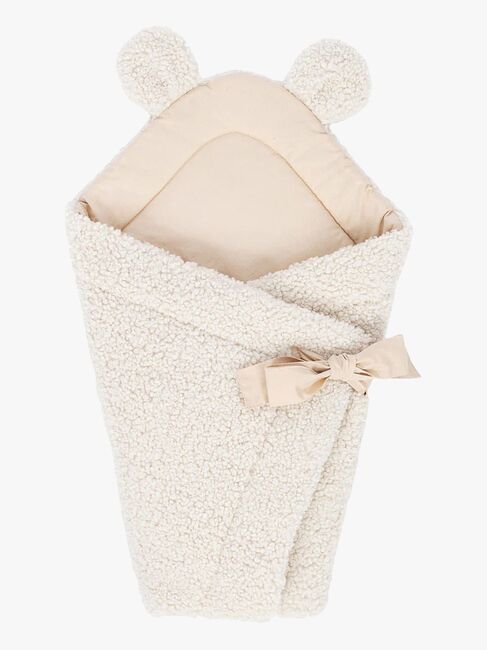 MeowBaby Bearly Svøpeteppe, Cream