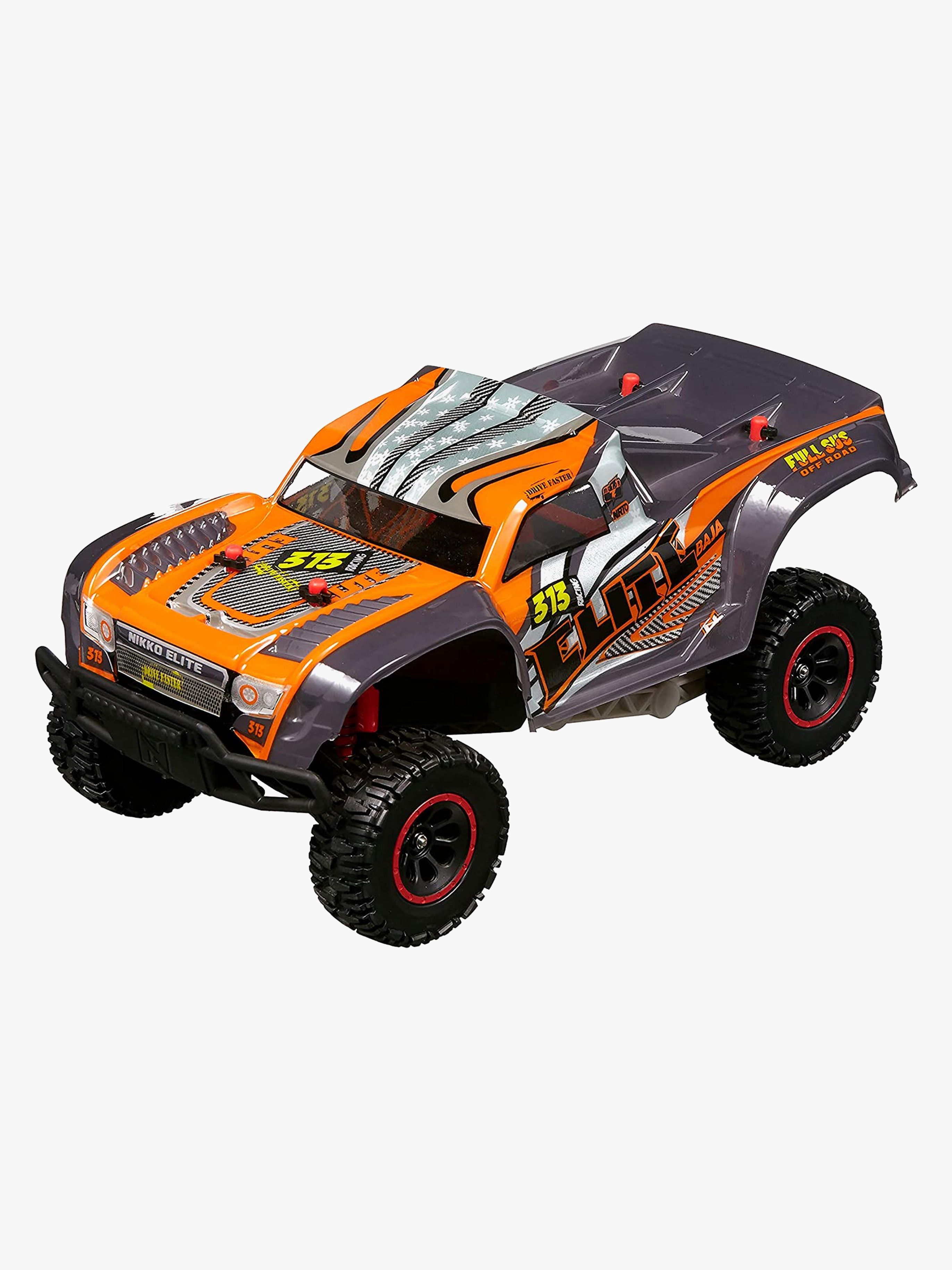Nikko Radiostyrt Bil Elite Trucks Baja, Orange - Biler