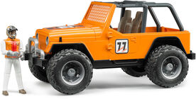 Bruder Jeep Cross Country Racer med Figur, Orange