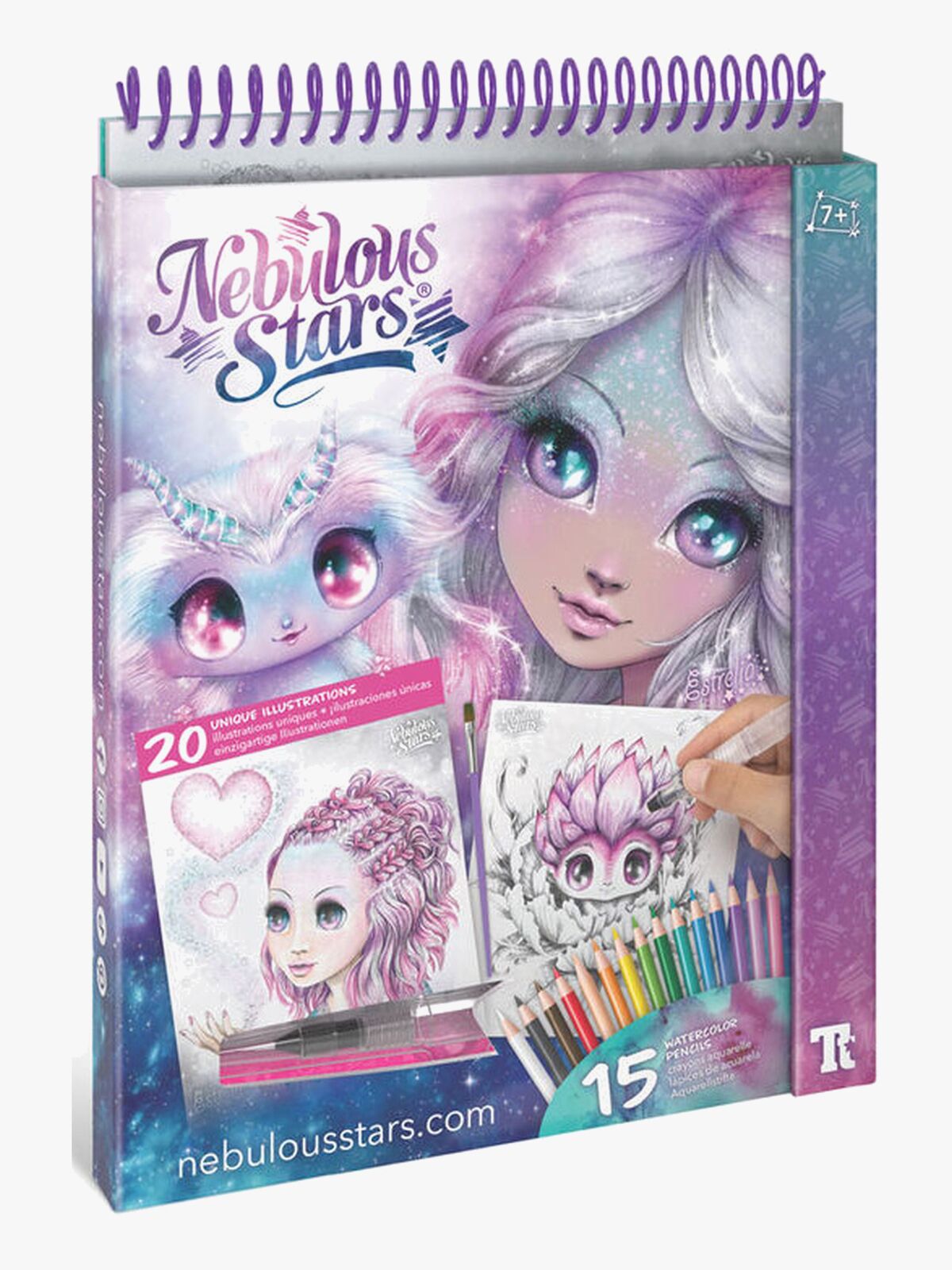 Nebulous Stars Fargeleggingssett Akvarell Estrelia