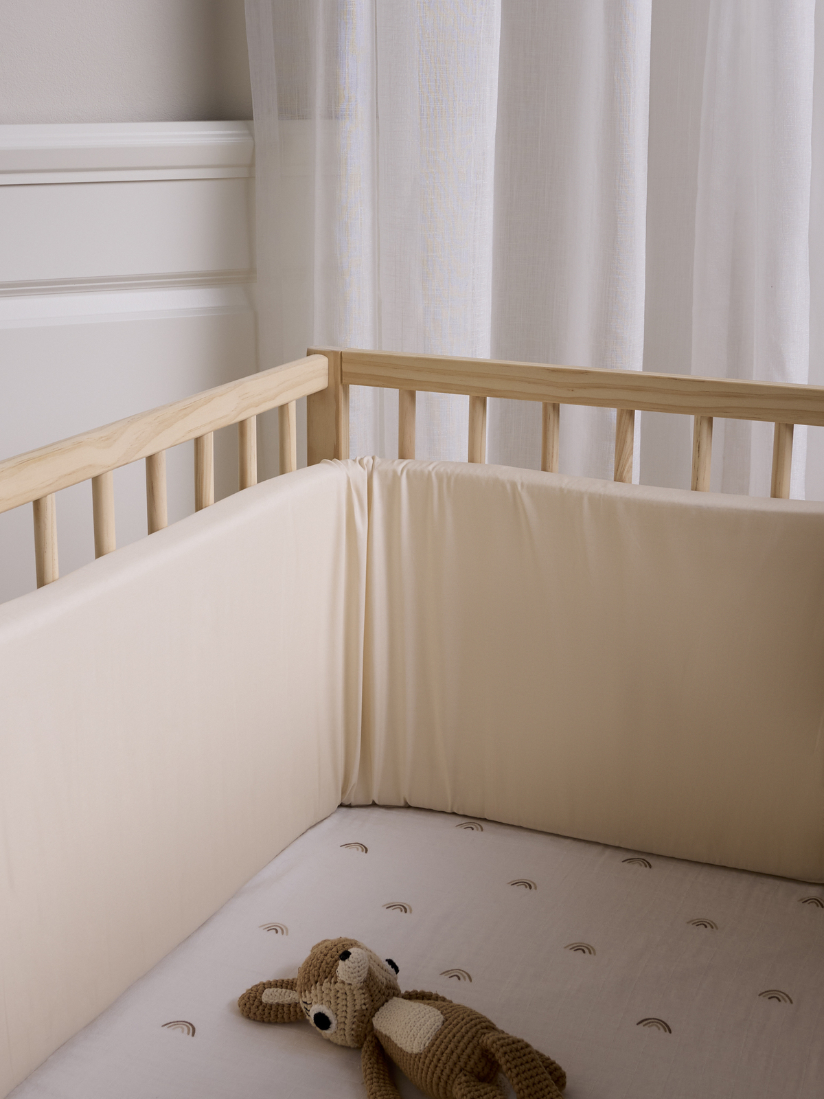 Alice & Fox MEJA Sengekant 350 cm, Warm Beige