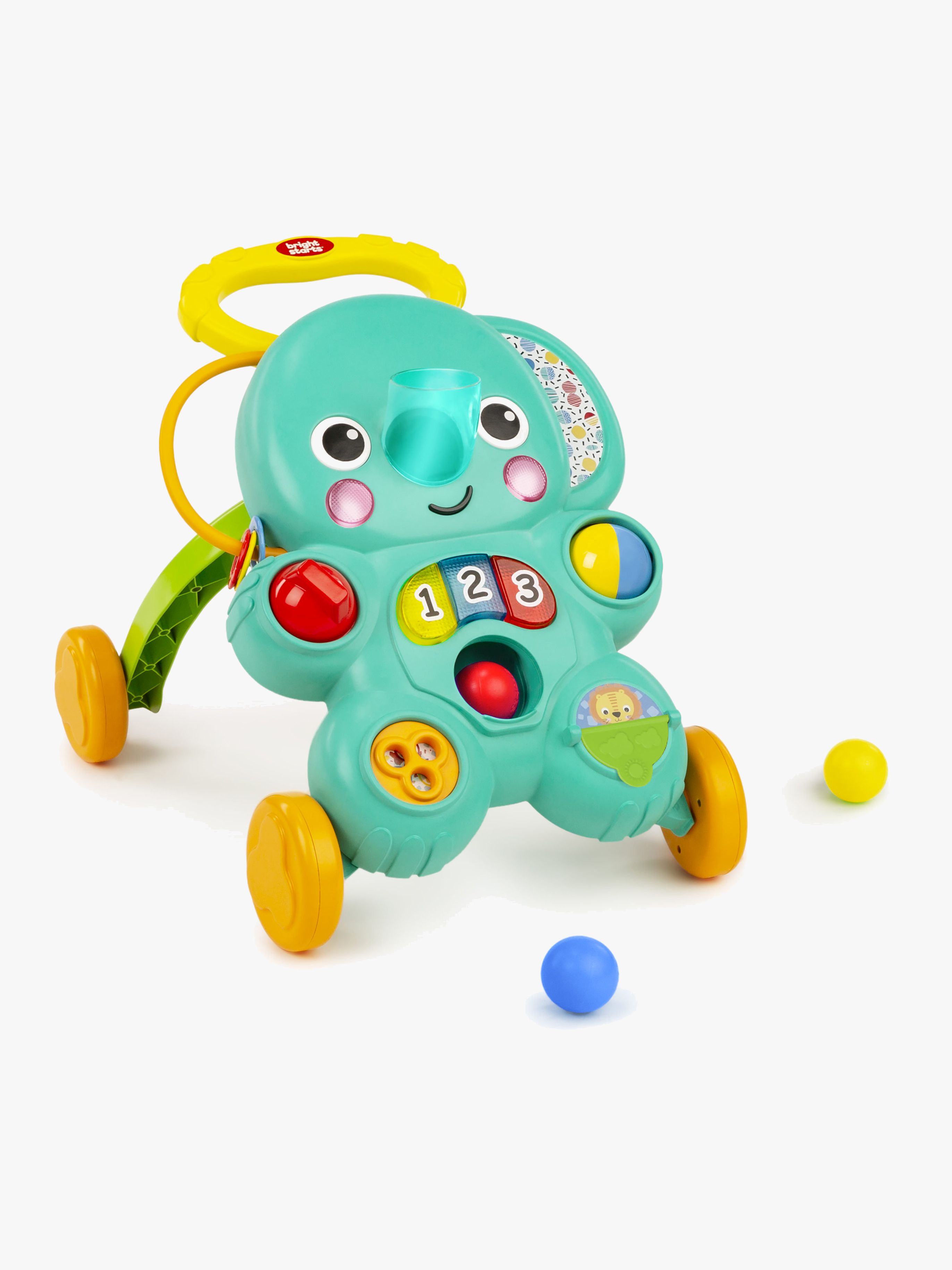 BrightStarts 2-in-1 Ball Play Stroll'n Roll Gåstol - Gåstoler - Plast