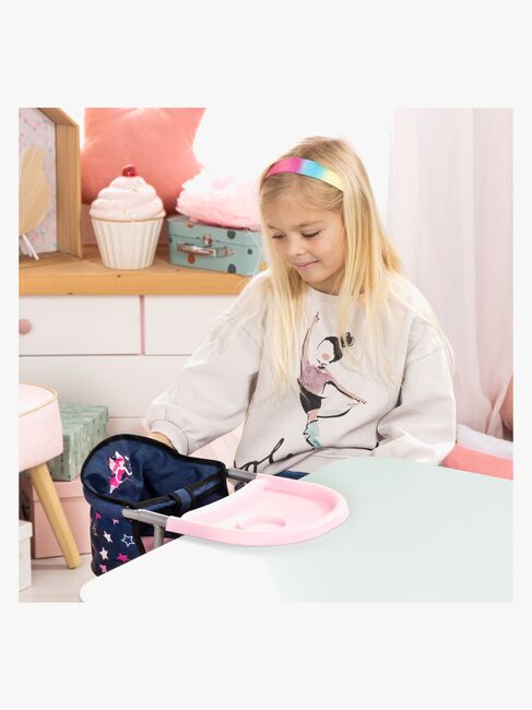 Bayer Design Bordstol med Brett, Blå/Rosa