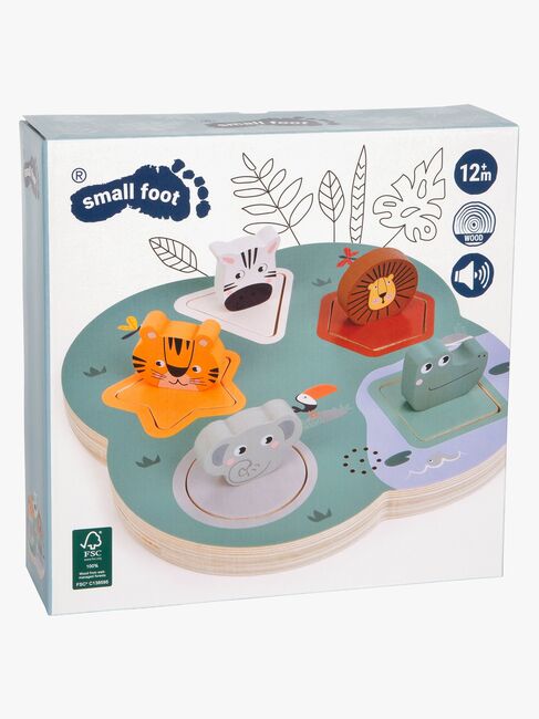 Small Foot Safari 3D-puslespill med Lyd 5 Brikker