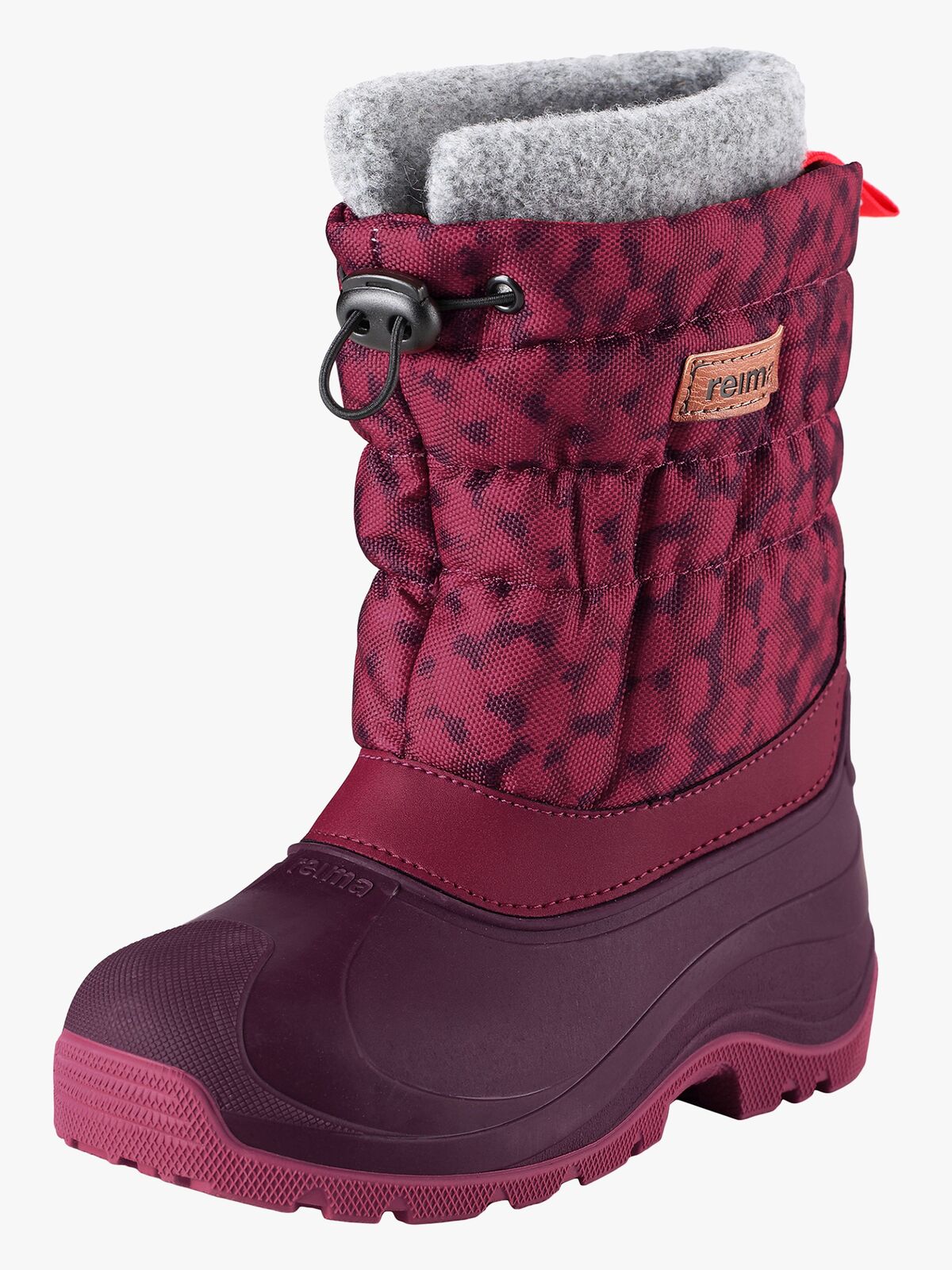 Reima Ivalo Vinterstøvel, Dark Berry