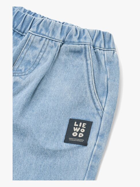 LIEWOOD Borris Placement Denimbukser, Cool Kids/Light Blue Denim