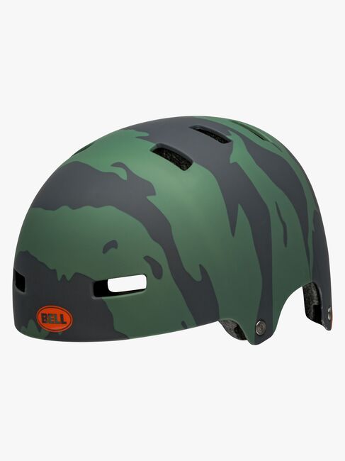 Bell SPAN Hjelm, Oransje/Grønn