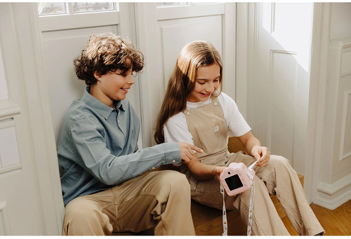 MiniLens Polaroidkamera, Rosa