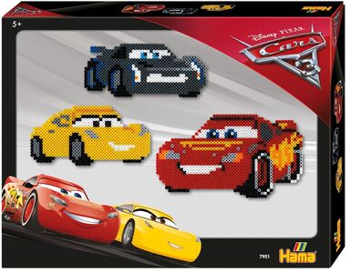 Hama Midi Perler Gavesett Disney Cars 3, 4000 stk