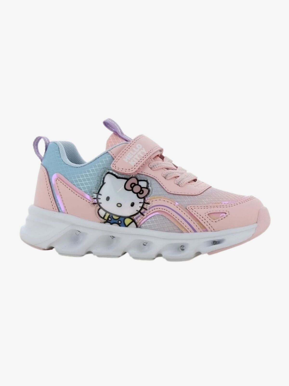Hello Kitty  Blinkende Sneakers, Light Pink/Light Blue